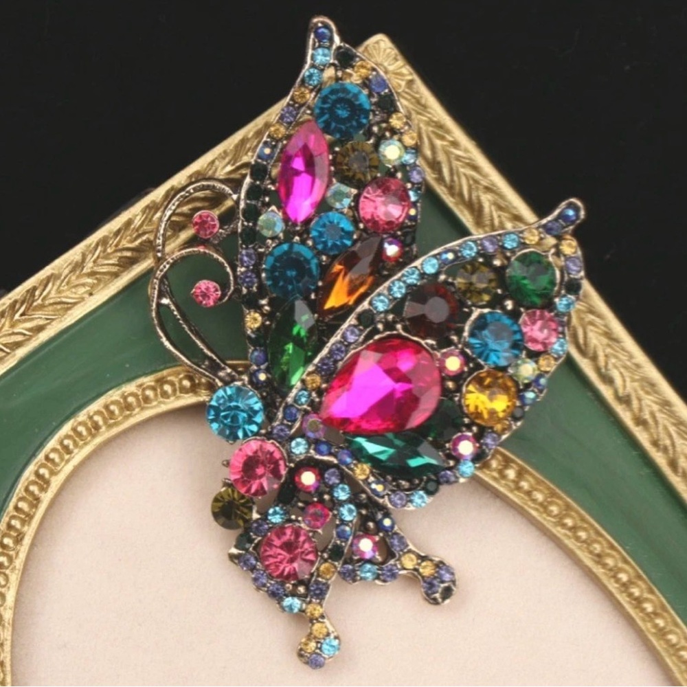 Colorful Butterfly Brooch